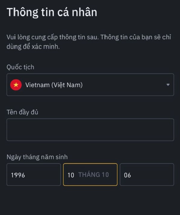 xac minh thong tin ca nhan tren dien thoai